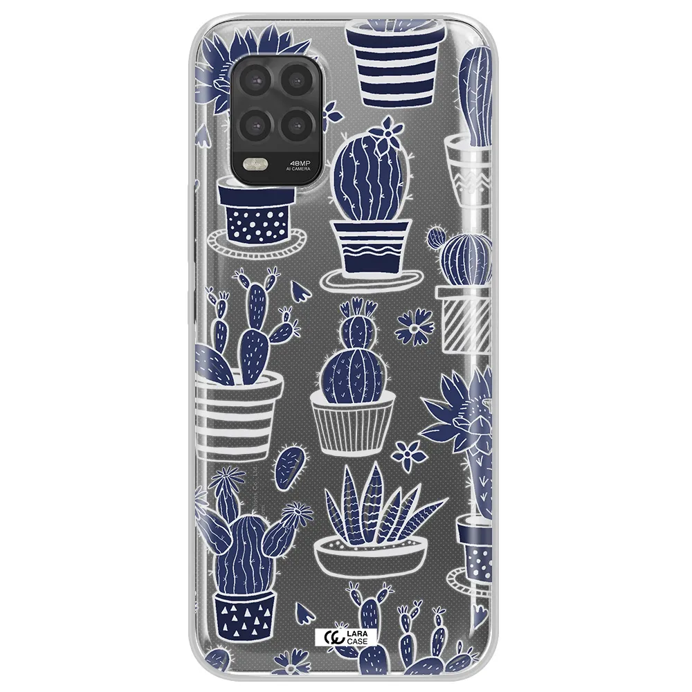 Blue Cactus Xiaomi Mi 10 Lite Clear TPU Case