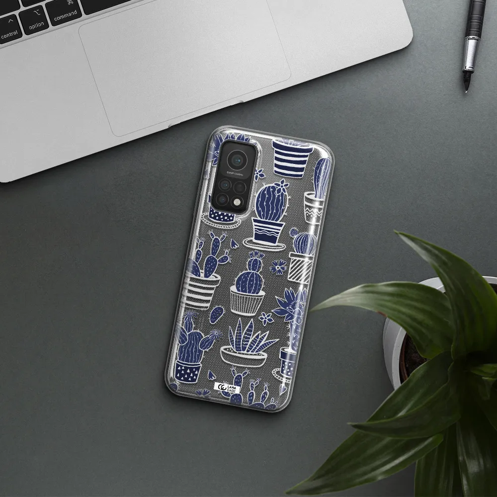 Blue Cactus Xiaomi Mi 10T Clear TPU Case
