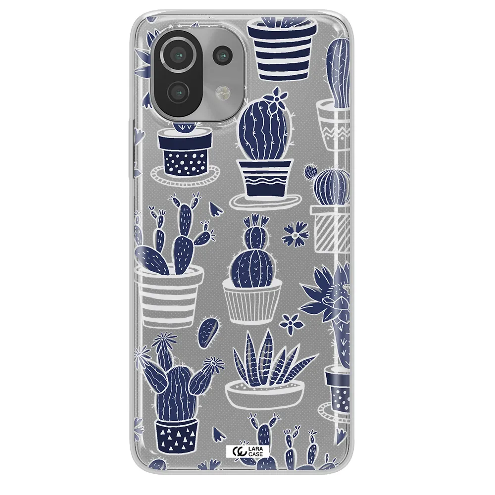 Blue Cactus Xiaomi Mi 11 Lite Clear TPU Case