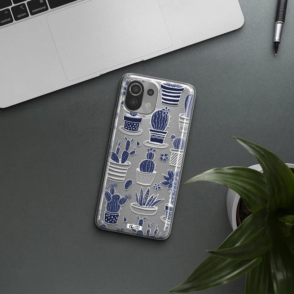 Blue Cactus Xiaomi Mi 11 Lite Clear TPU Case