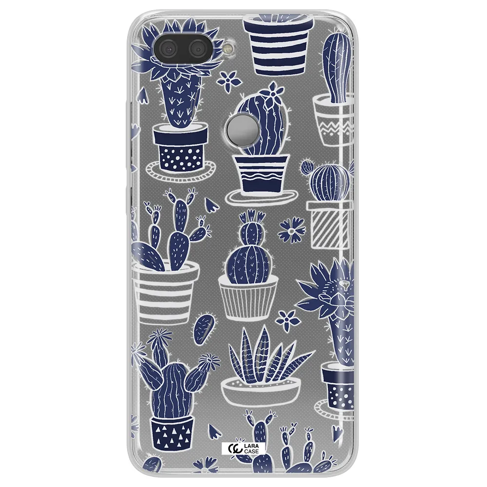 Blue Cactus Xiaomi Mi 8 Lite Clear TPU Case