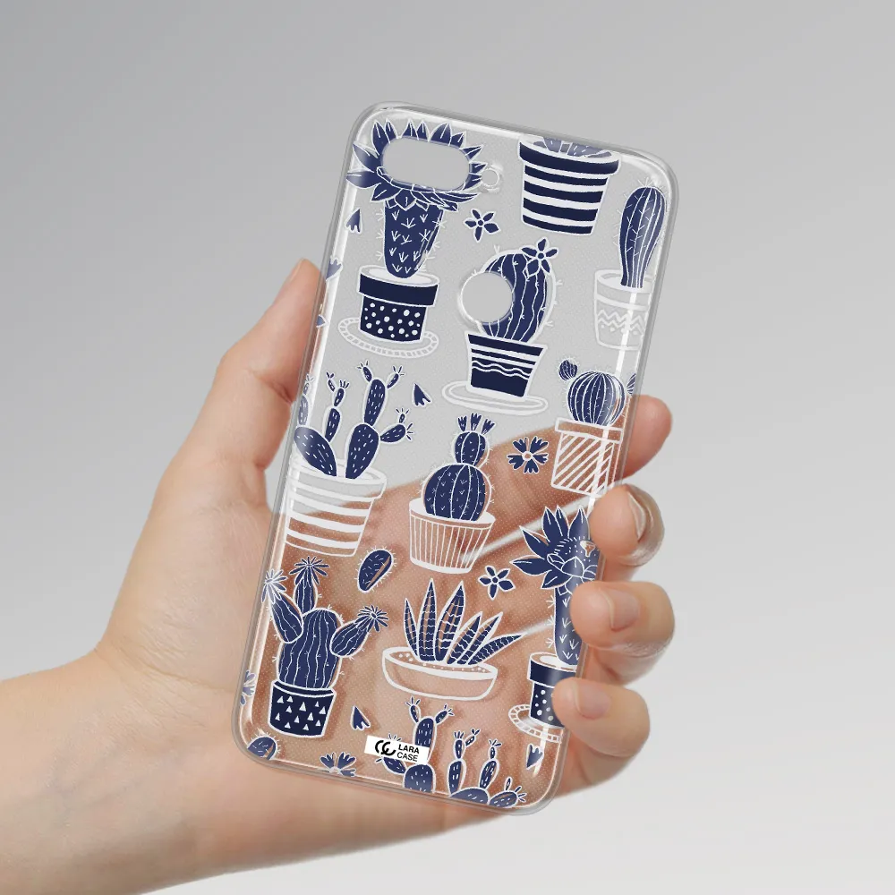 Blue Cactus Xiaomi Mi 8 Lite Clear TPU Case