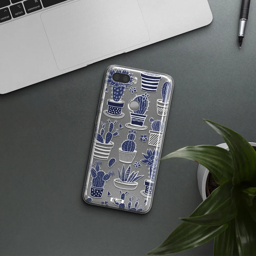 Blue Cactus Xiaomi Mi 8 Lite Clear TPU Case