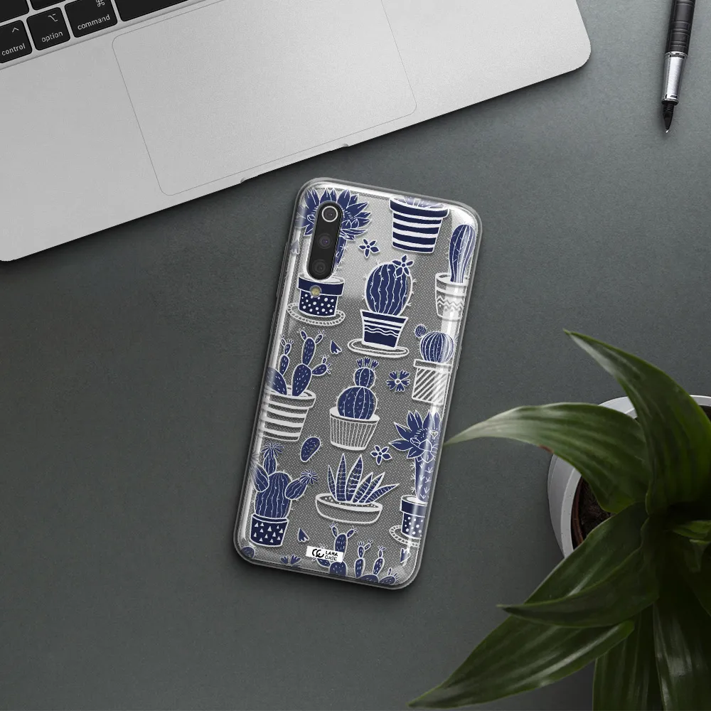 Blue Cactus Xiaomi Mi 9 Clear TPU Case