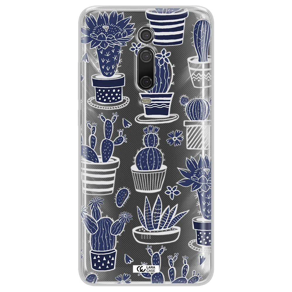 Blue Cactus Xiaomi Mi 9T Clear TPU Case