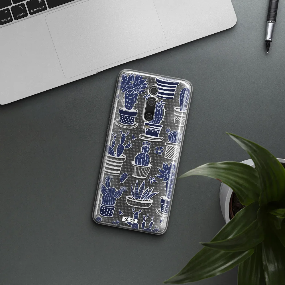 Blue Cactus Xiaomi Mi 9T Clear TPU Case
