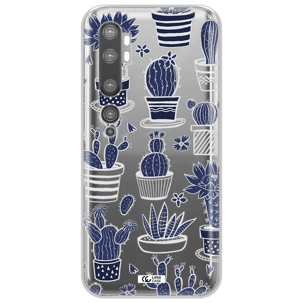 Blue Cactus Xiaomi Mi Note 10 Clear TPU Case