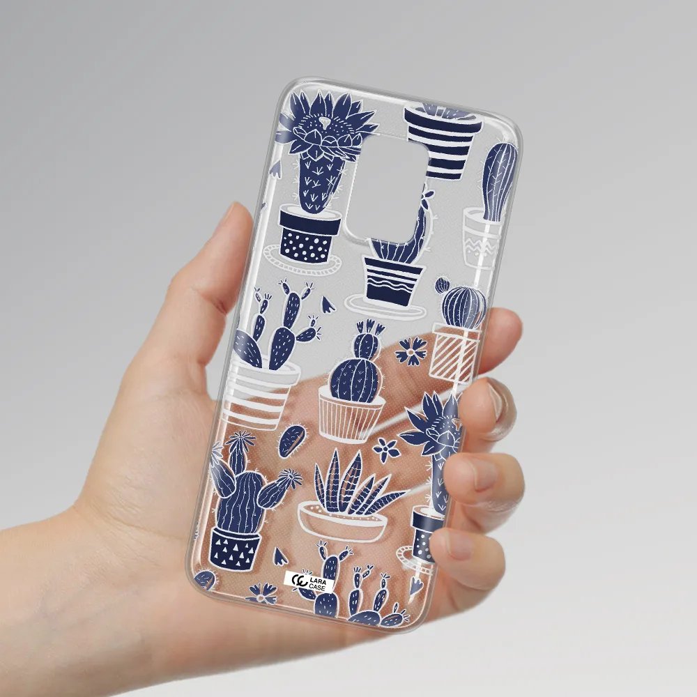 Blue Cactus Xiaomi Note 9S Clear TPU Case