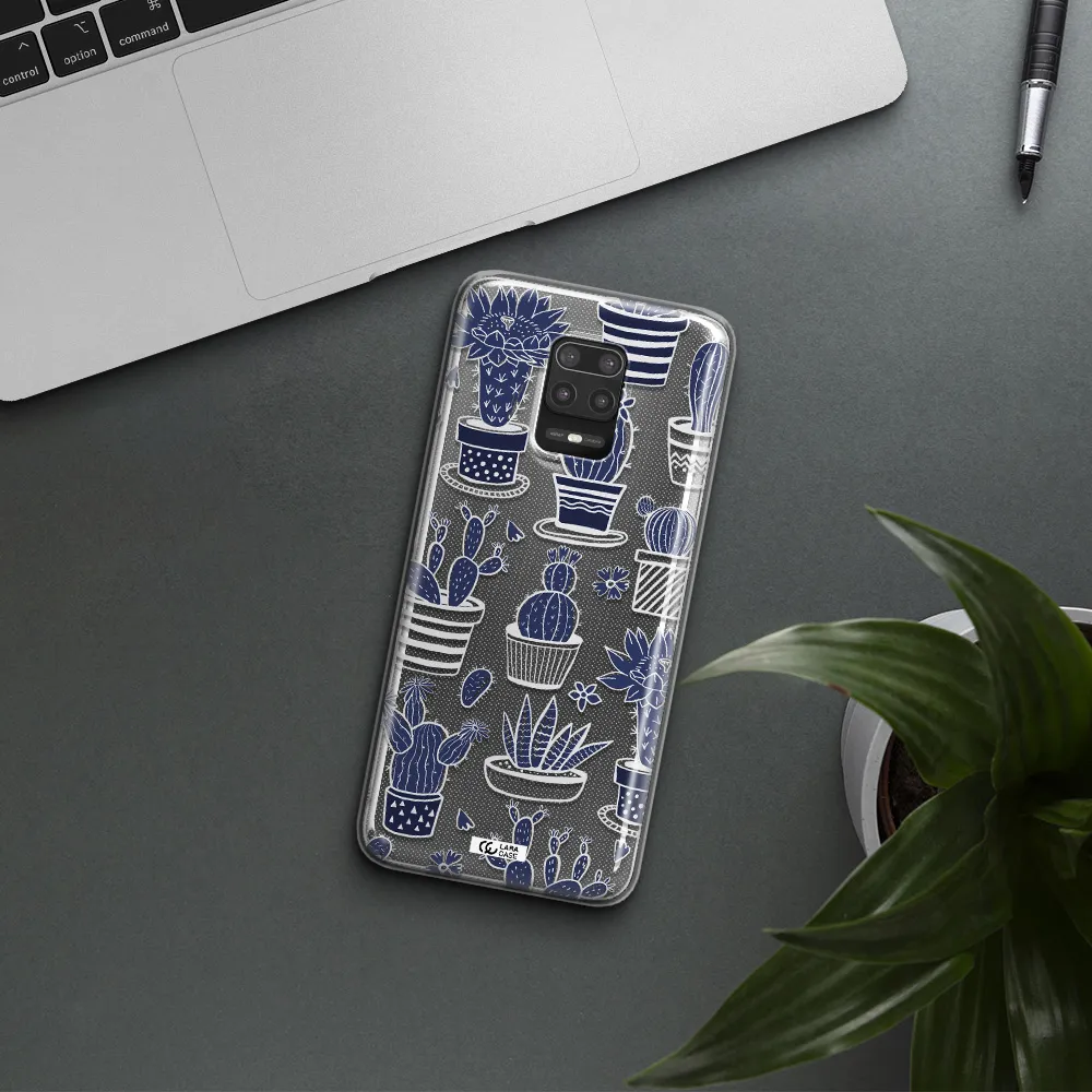 Blue Cactus Xiaomi Note 9S Clear TPU Case