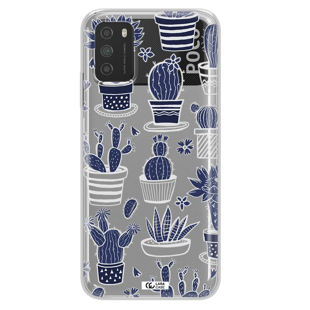 Blue Cactus Xiaomi Poco M3 Clear TPU Case