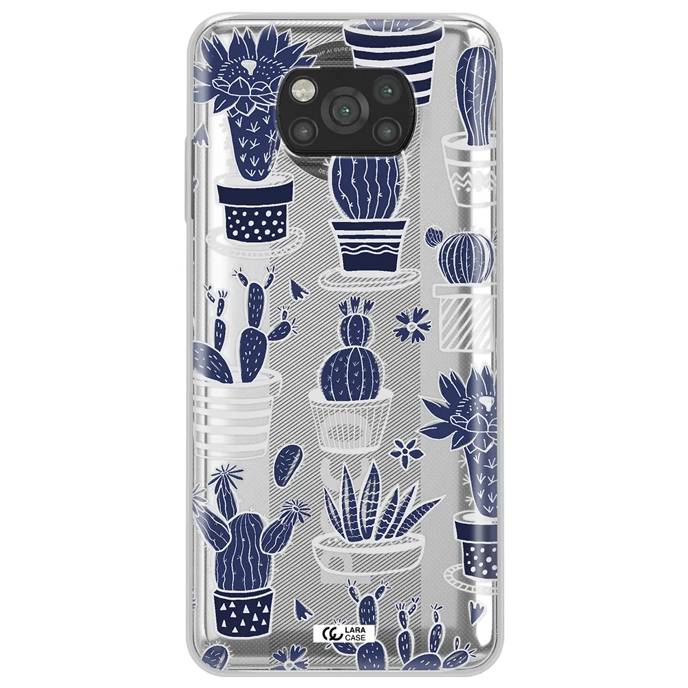 Blue Cactus Xiaomi Poco X3 Clear TPU Case