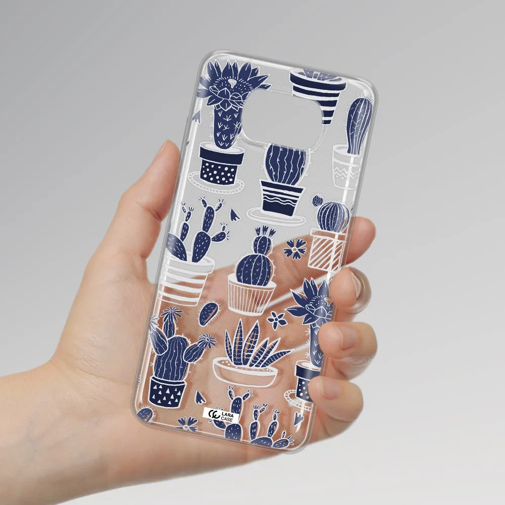 Blue Cactus Xiaomi Poco X3 Clear TPU Case