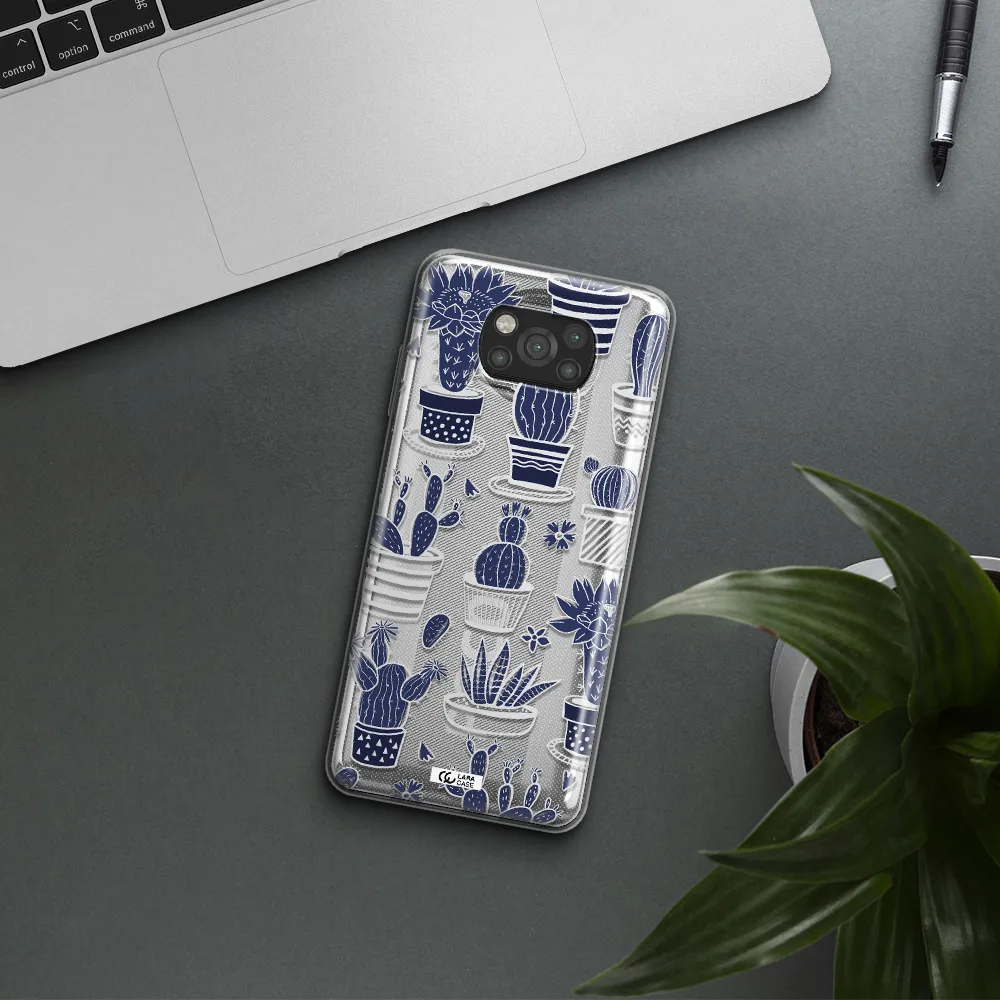 Blue Cactus Xiaomi Poco X3 Clear TPU Case