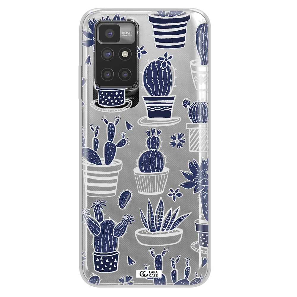 Blue Cactus Xiaomi Redmi 10 Clear TPU Case