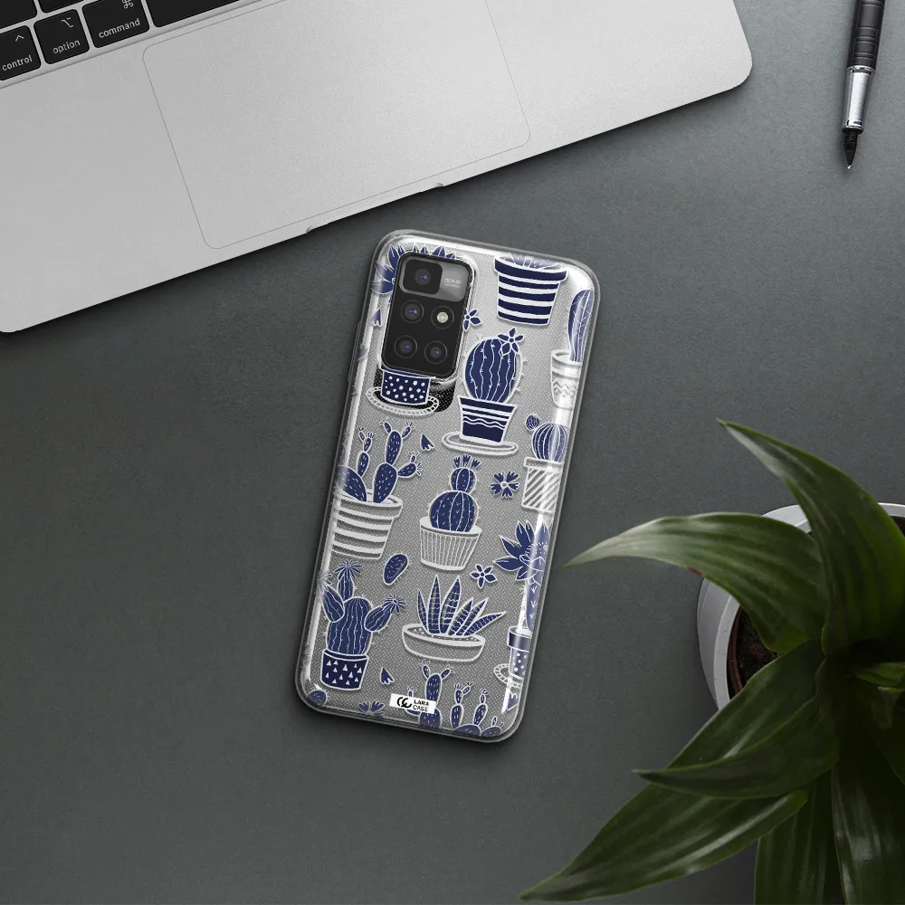 Blue Cactus Xiaomi Redmi 10 Clear TPU Case