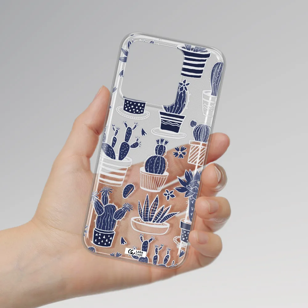 Blue Cactus Xiaomi Redmi 10A Clear TPU Case