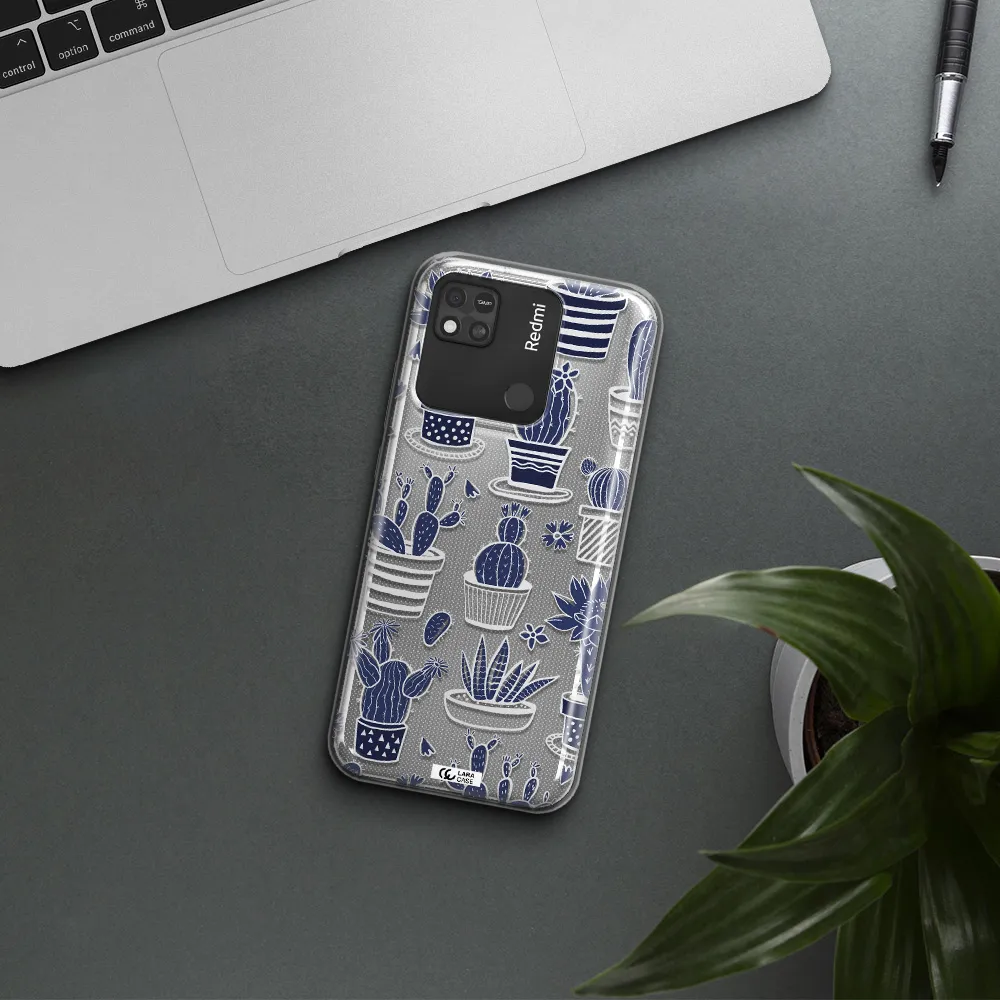 Blue Cactus Xiaomi Redmi 10A Clear TPU Case