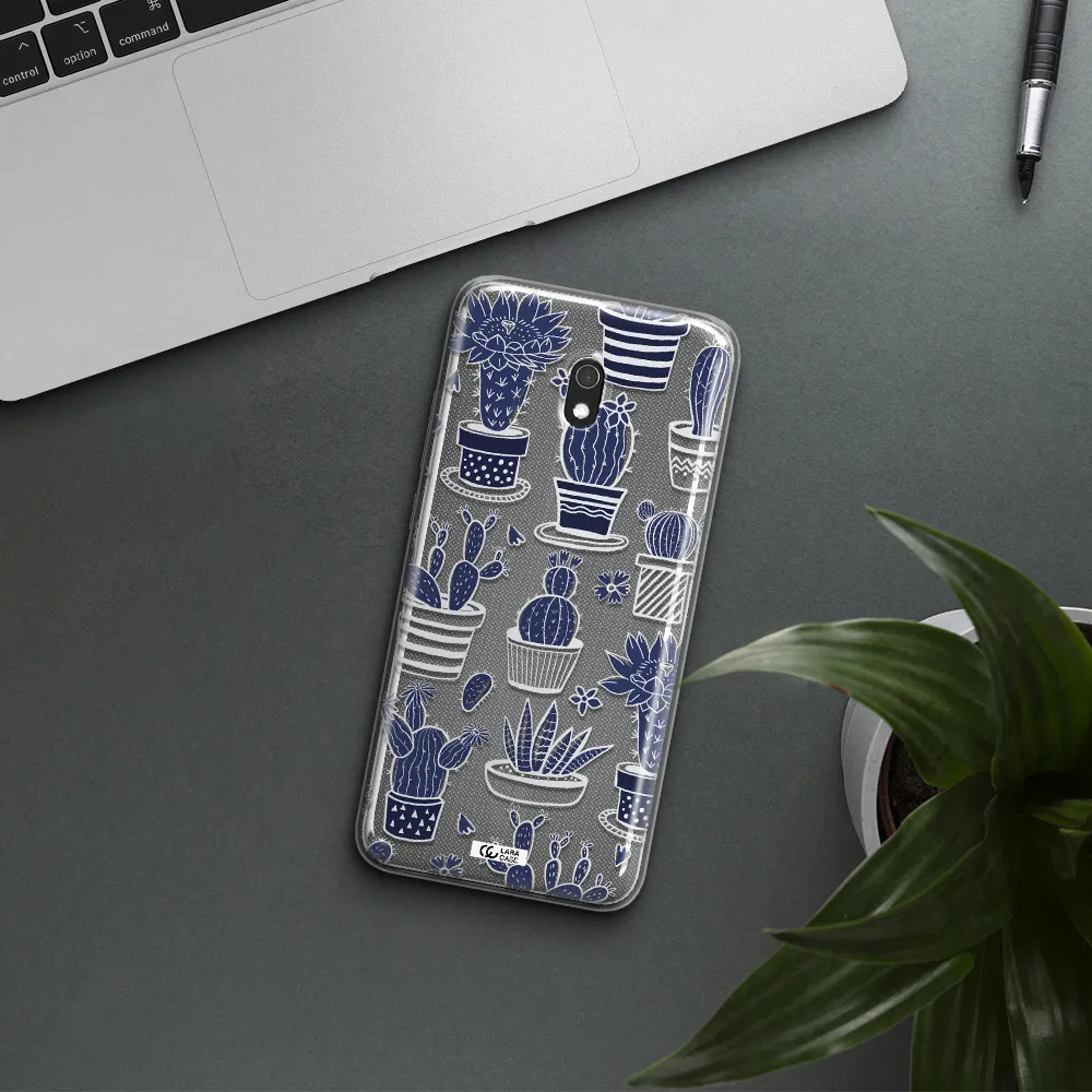 Blue Cactus Xiaomi Redmi 8A Clear TPU Case