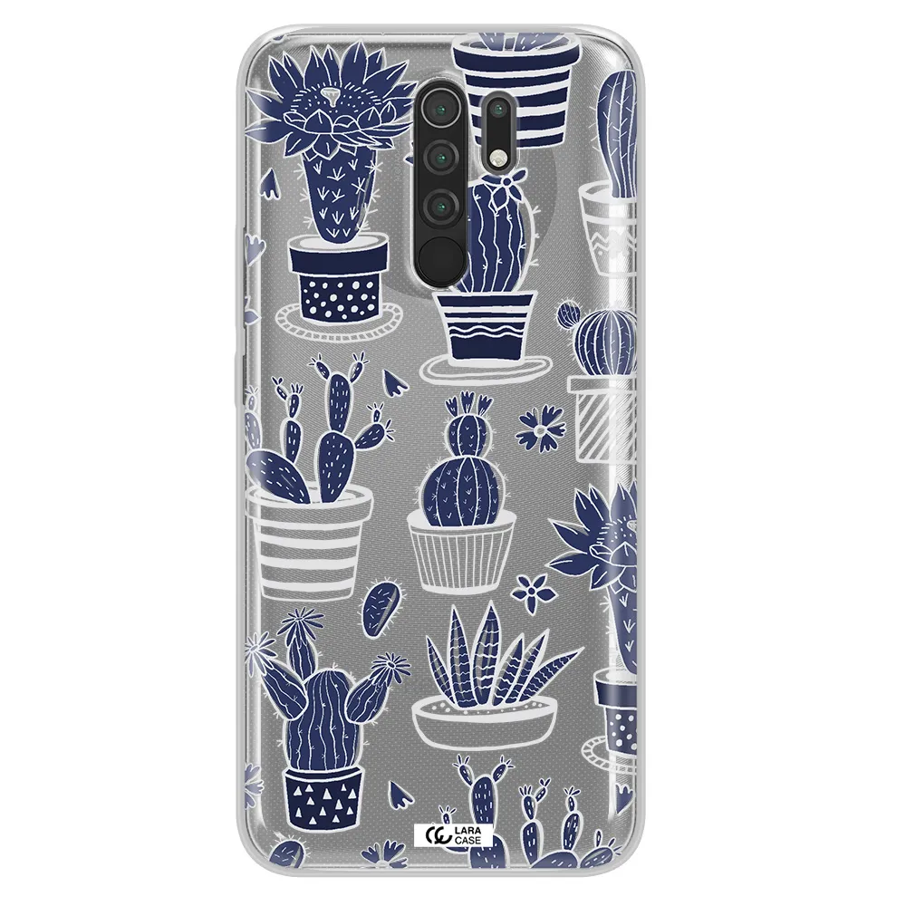 Blue Cactus Xiaomi Redmi 9 Clear TPU Case