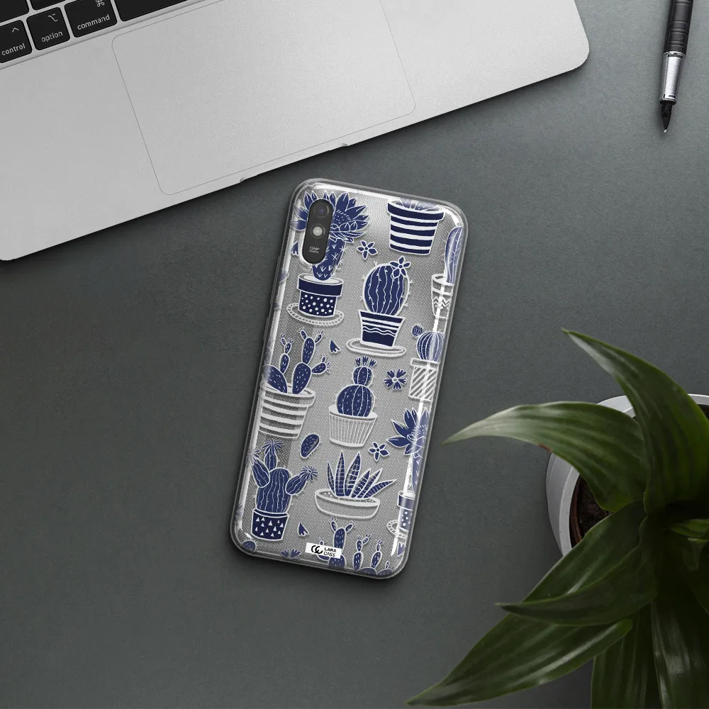 Blue Cactus Xiaomi Redmi 9A Clear TPU Case