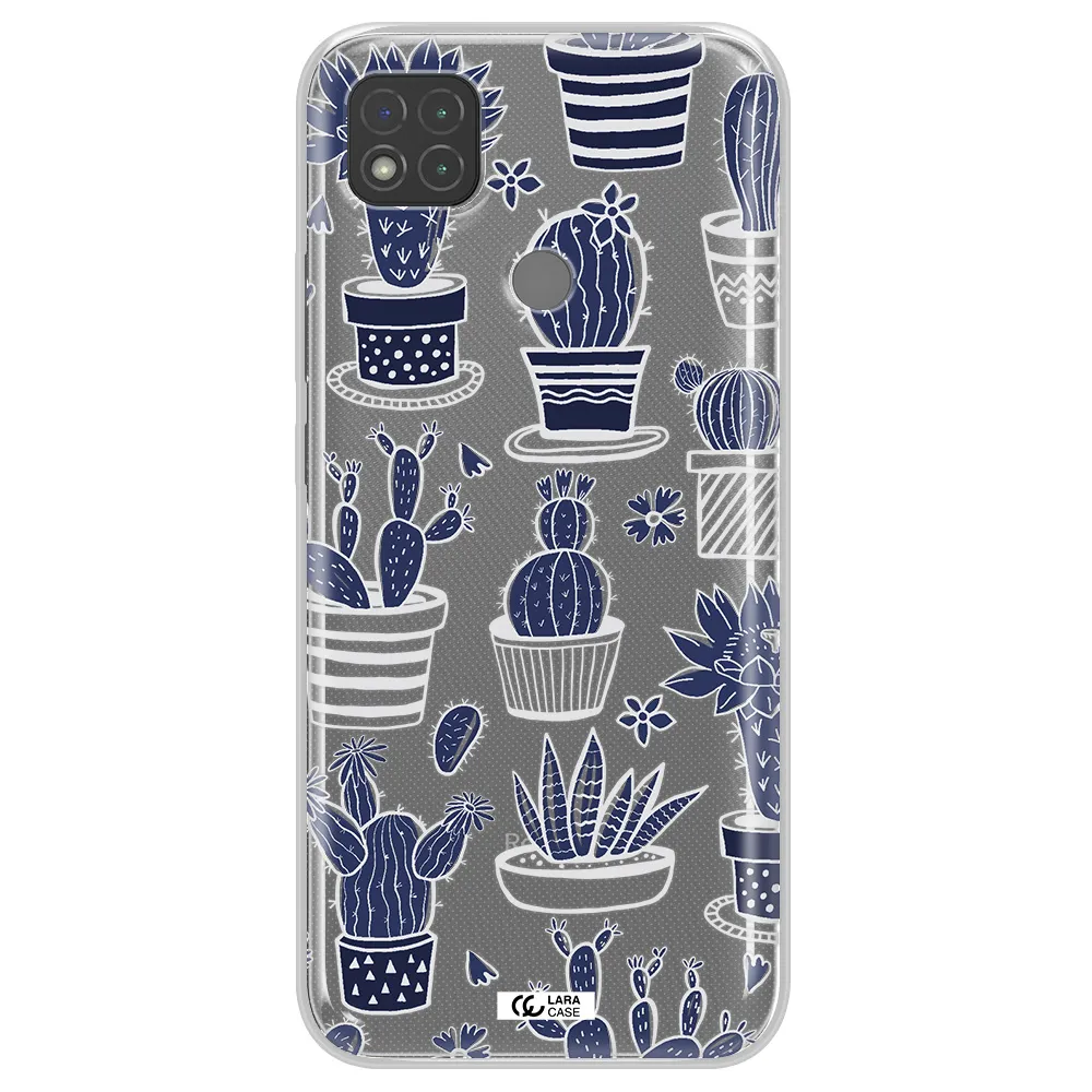 Blue Cactus Xiaomi Redmi 9C Clear TPU Case
