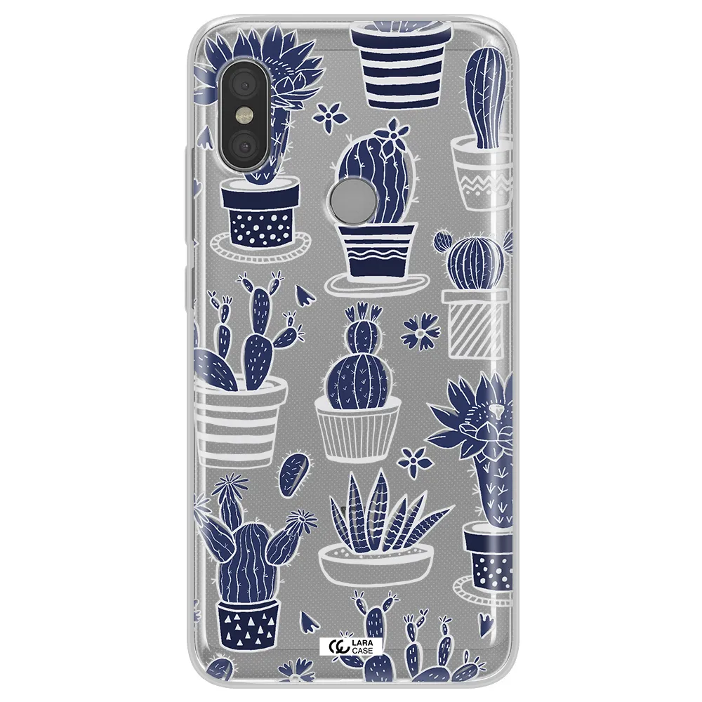 Blue Cactus Xiaomi Redmi Note 6 Pro Clear TPU Case