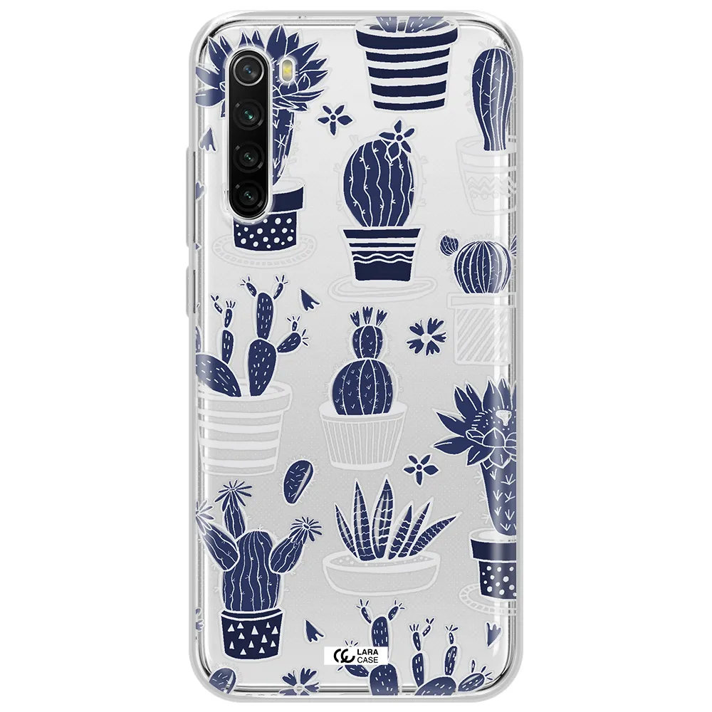 Blue Cactus Xiaomi Redmi Note 8T Clear Tpu Case
