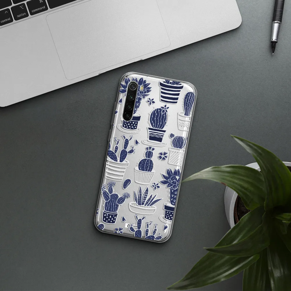 Blue Cactus Xiaomi Redmi Note 8T Clear Tpu Case