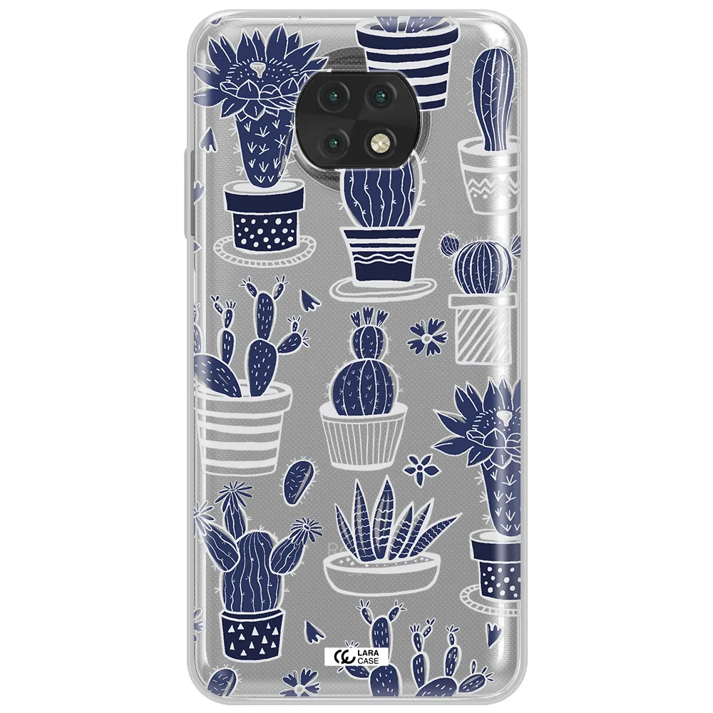 Blue Cactus Xiaomi Redmi Note 9T Clear Tpu Case