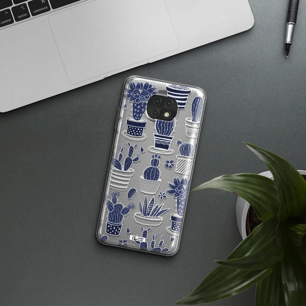 Blue Cactus Xiaomi Redmi Note 9T Clear Tpu Case