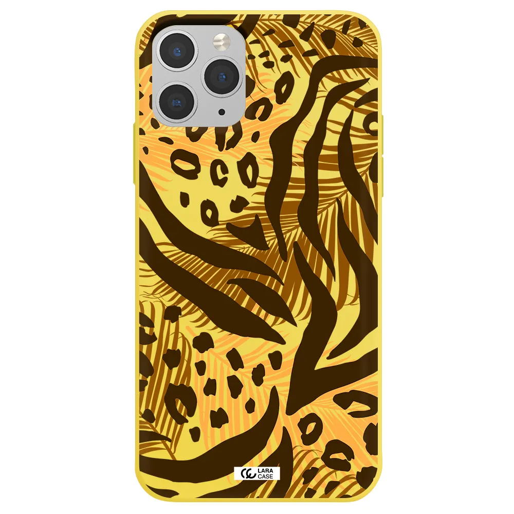 Be Wild Apple iPhone 11 pro Silicone canary yellow Case