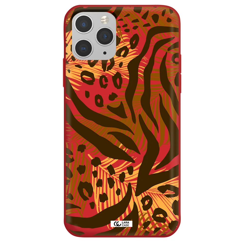 Be Wild Apple iPhone 11 pro Silicone Imperial Red Case