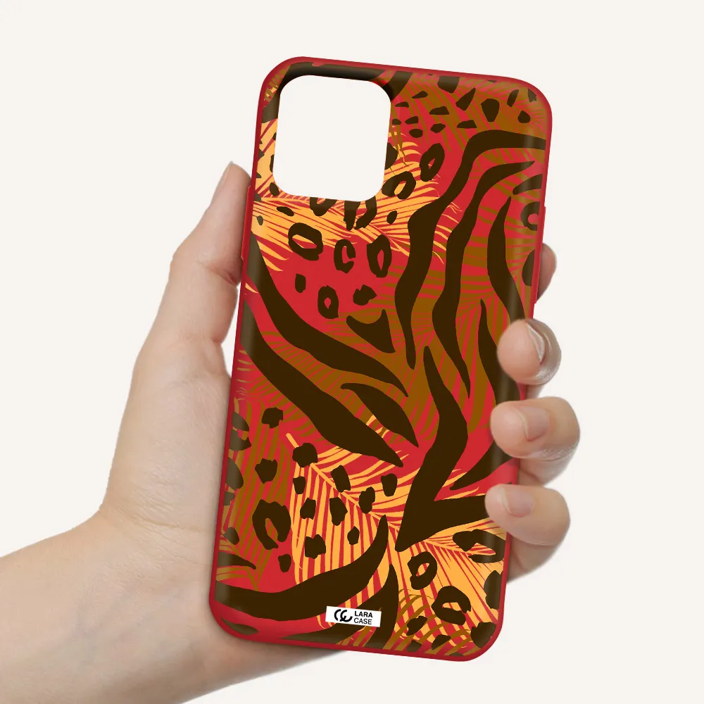 Be Wild Apple iPhone 11 pro Silicone Imperial Red Case