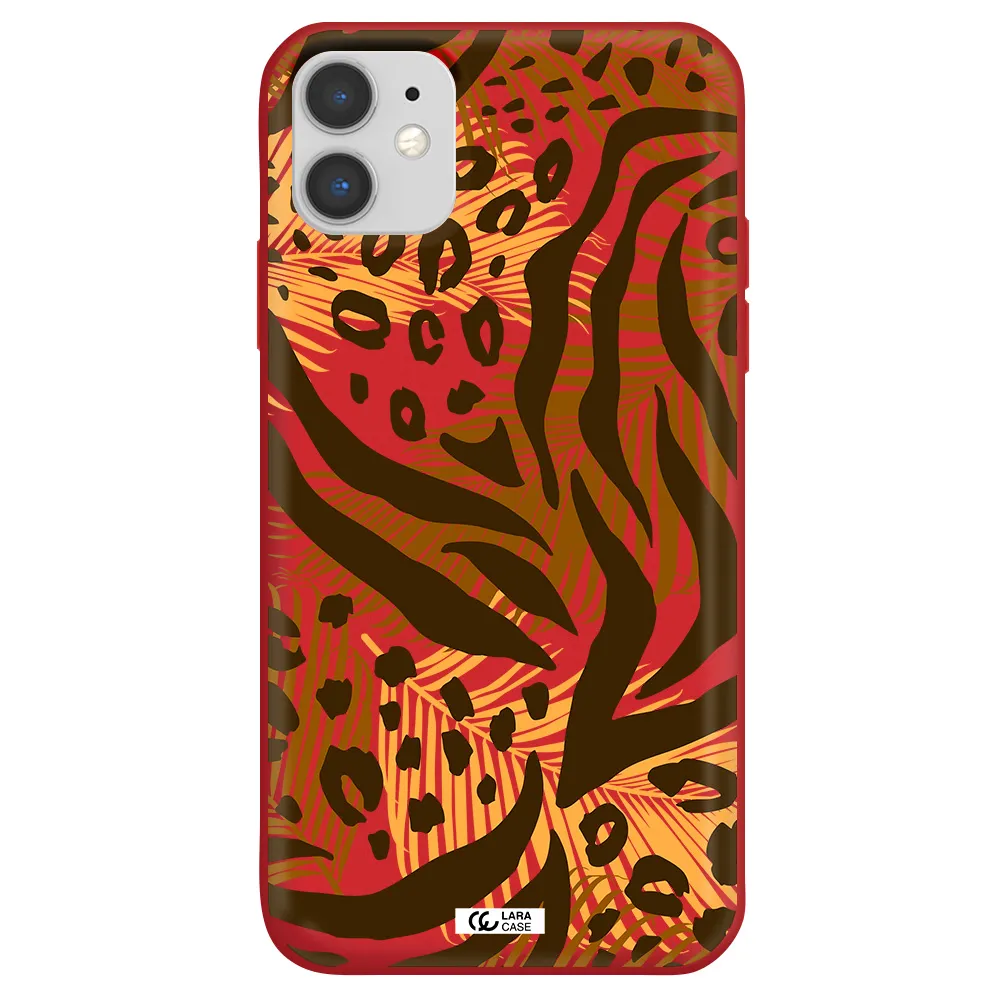 Be Wild Apple iPhone 11 Silicone Imperial Red Case
