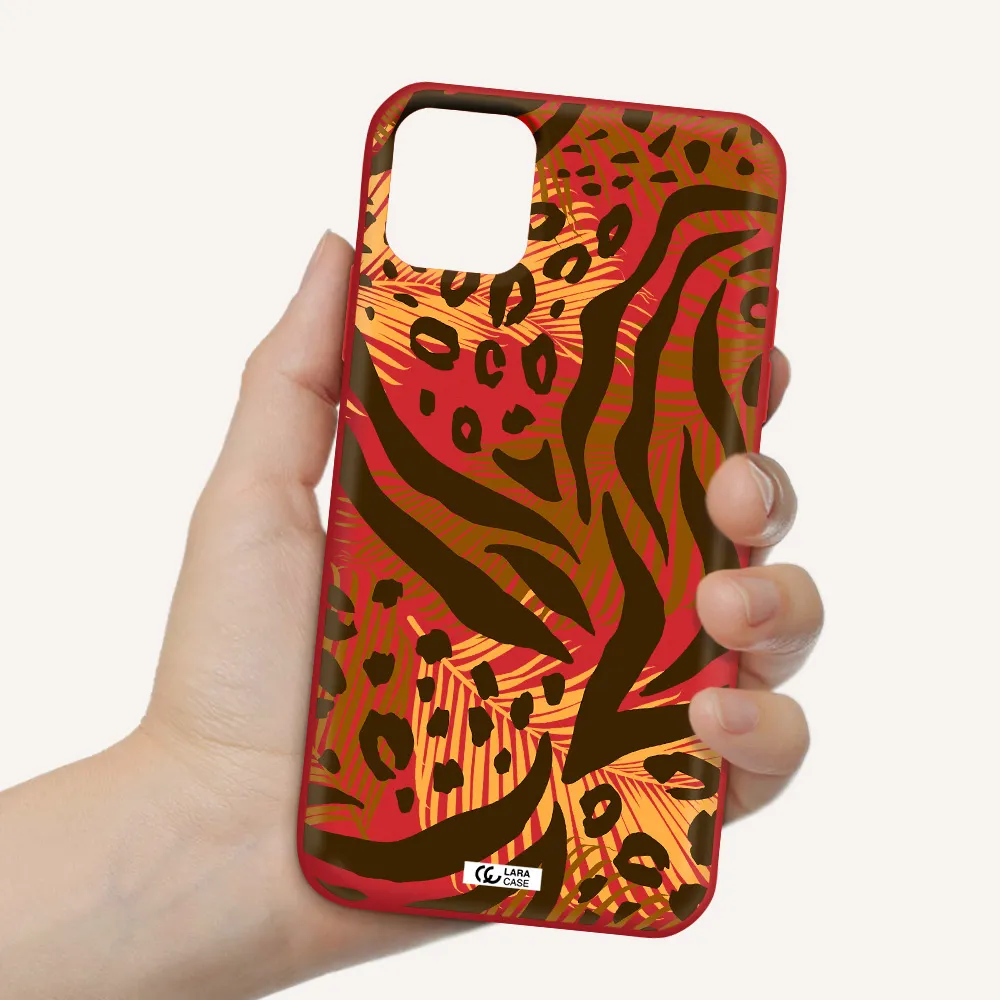 Be Wild Apple iPhone 11 Silicone Imperial Red Case
