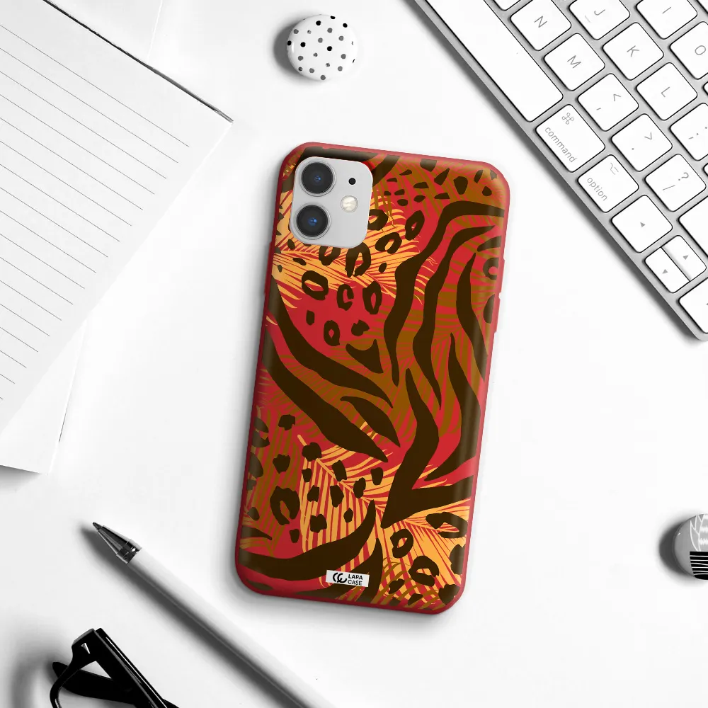 Be Wild Apple iPhone 11 Silicone Imperial Red Case