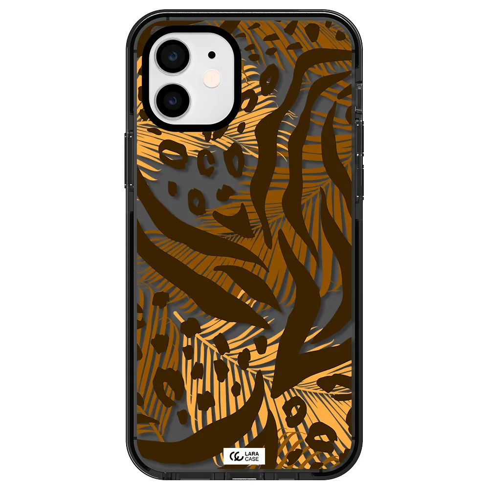 Be Wild Apple iPhone 12 impact Smoke Black Case