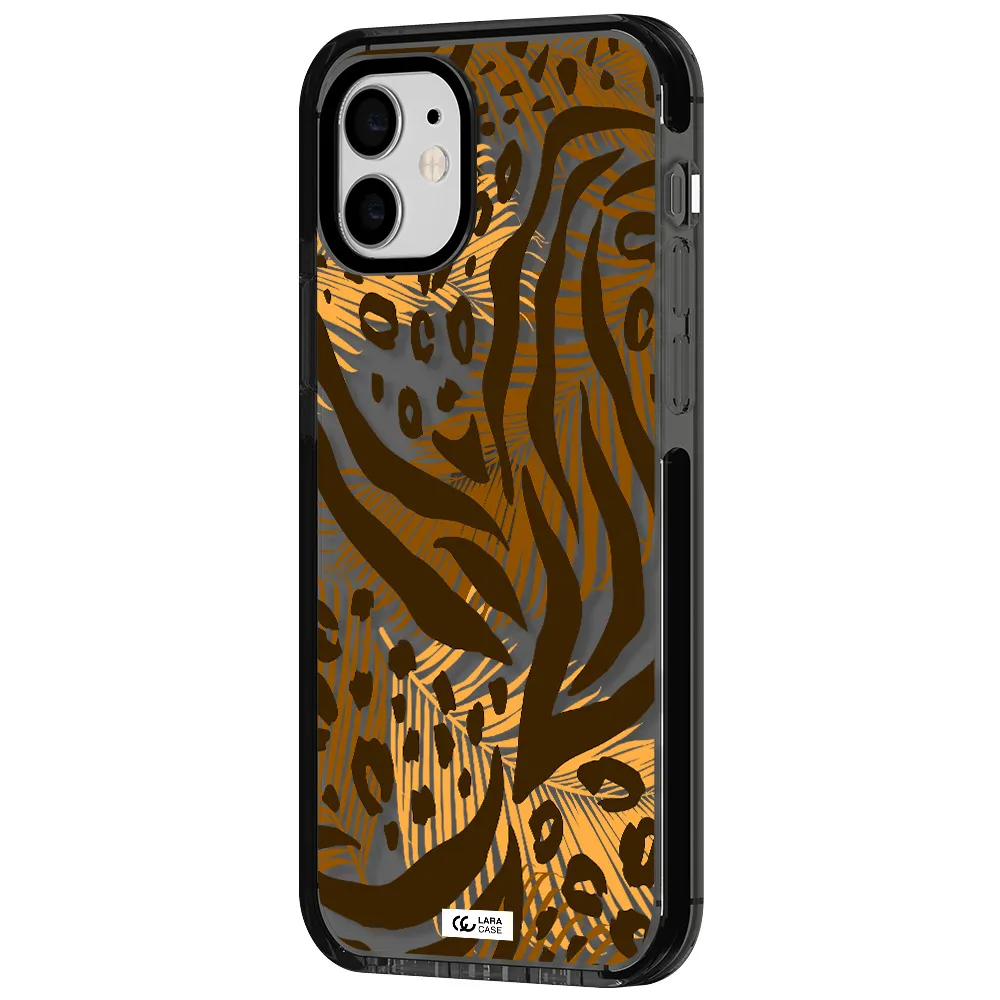Be Wild Apple iPhone 12 impact Smoke Black Case