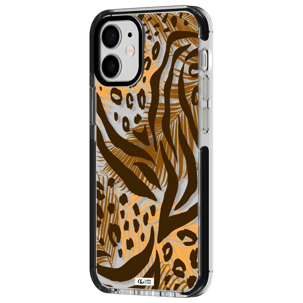 Be Wild Apple iPhone 12 mini impact black border Case