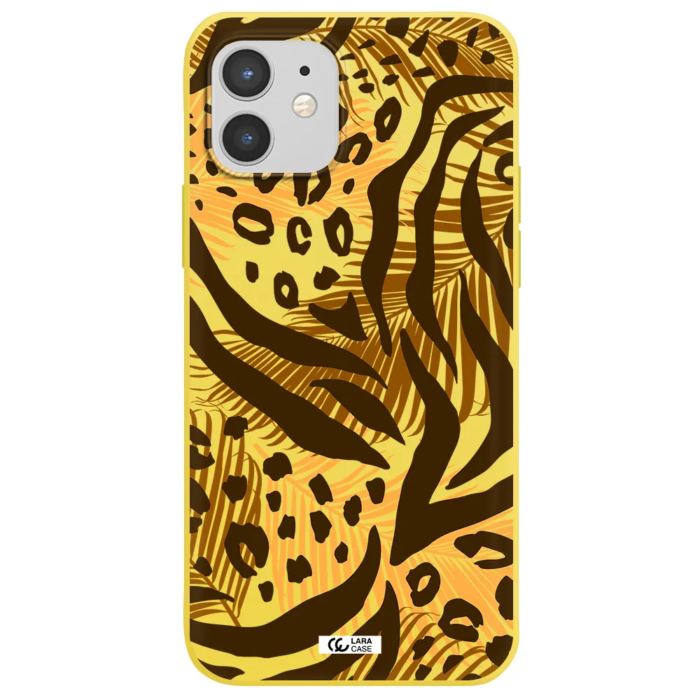 Be Wild Apple iPhone 12 mini Silicone canary yellow Case