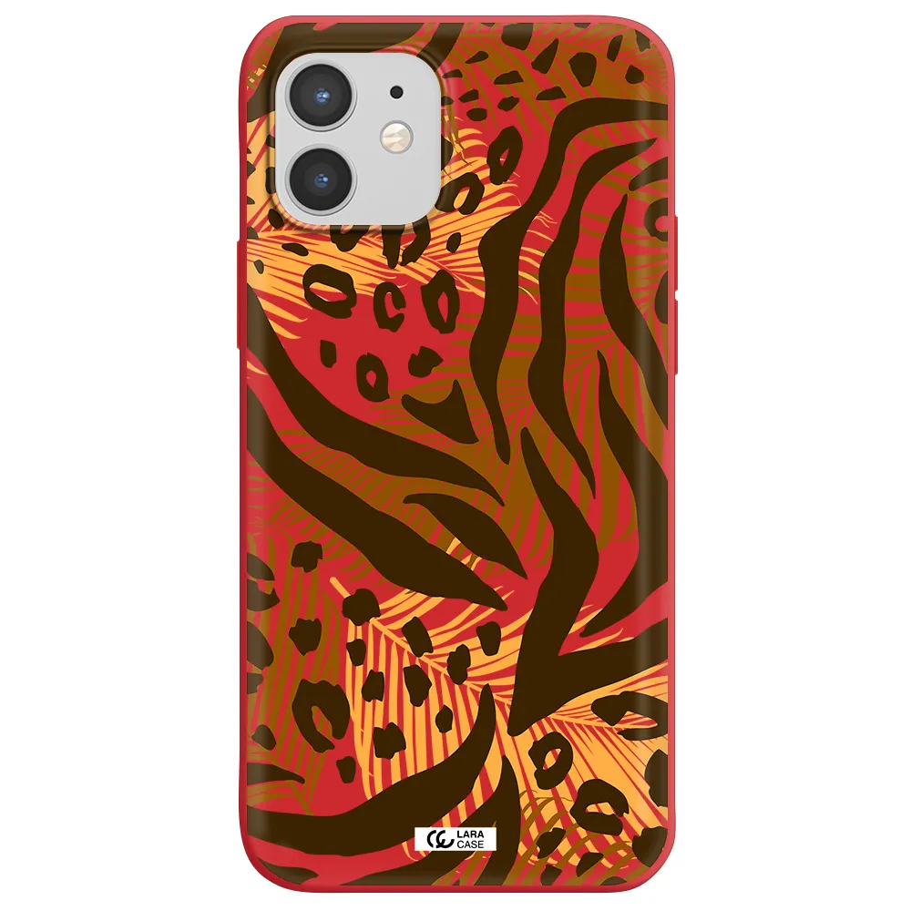 Be Wild Apple iPhone 12 mini Silicone Imperial Red Case