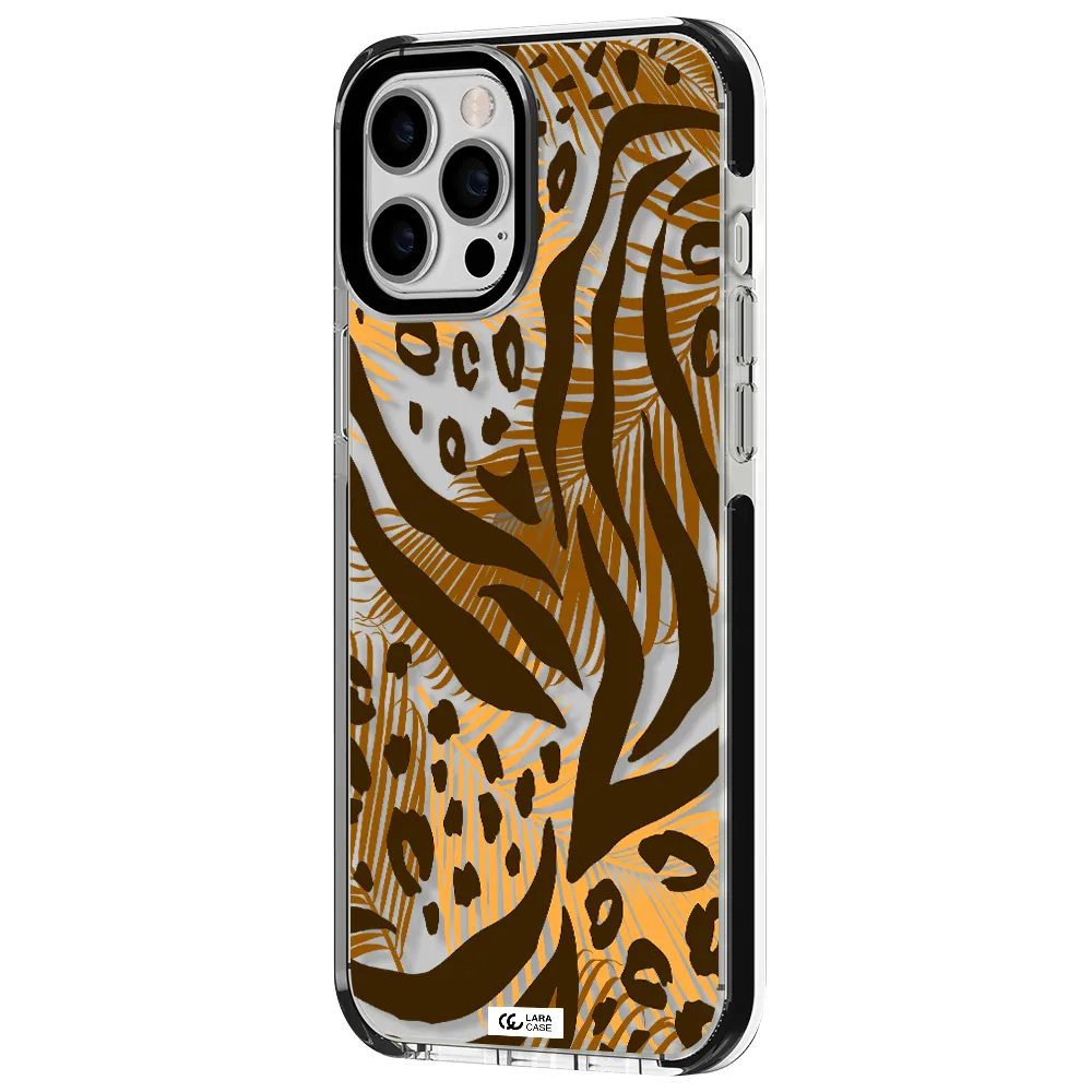 Be Wild Apple iPhone 12 pro max impact black border Case