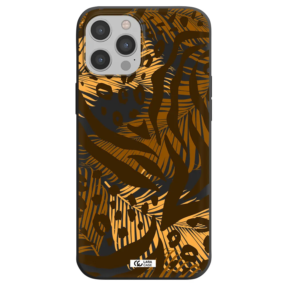 Be Wild Apple iPhone 12 pro max Silicone black Case