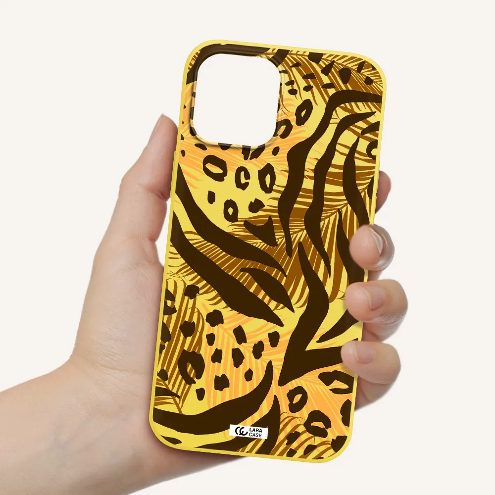 Be Wild Apple iPhone 12 pro Silicone canary yellow Case