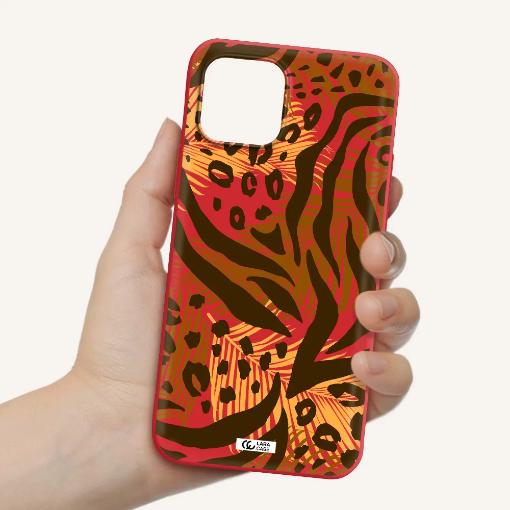 Be Wild Apple iPhone 12 Silicone Imperial Red Case