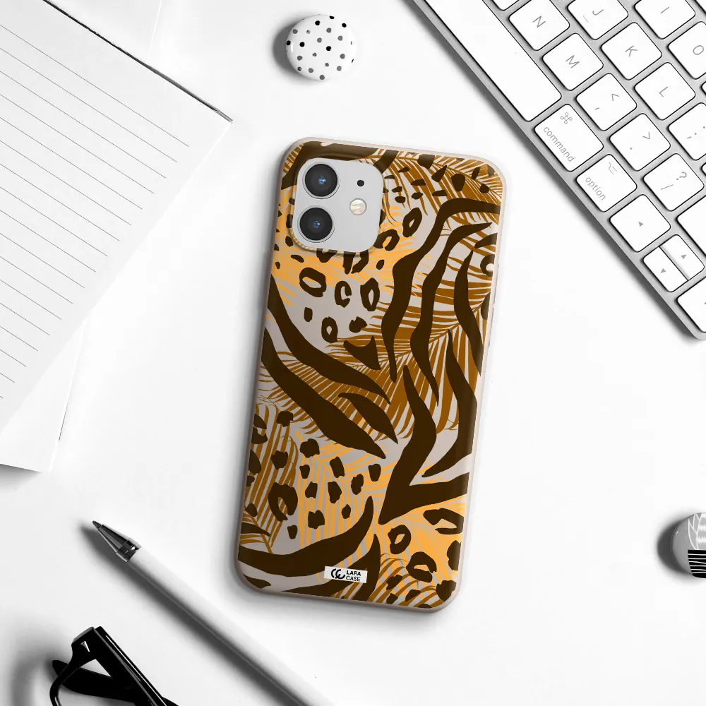 Be Wild Apple iPhone 12 Silicone Stone Case