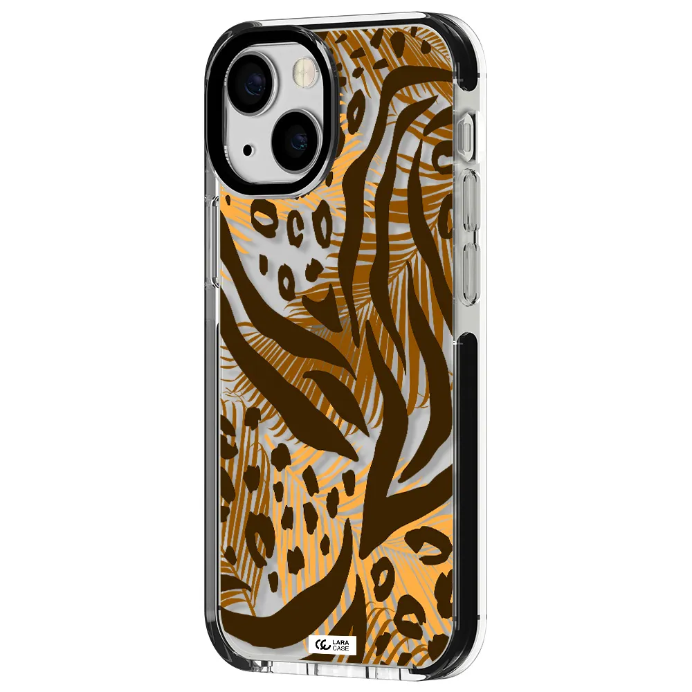 Be Wild Apple iPhone 13 mini impact black border Case