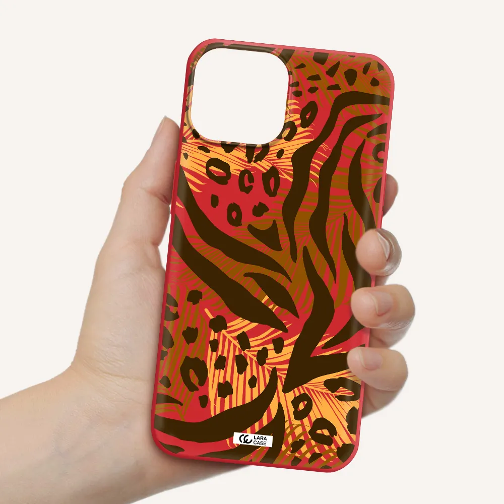 Be Wild Apple iPhone 13 mini Silicone Imperial Red Case