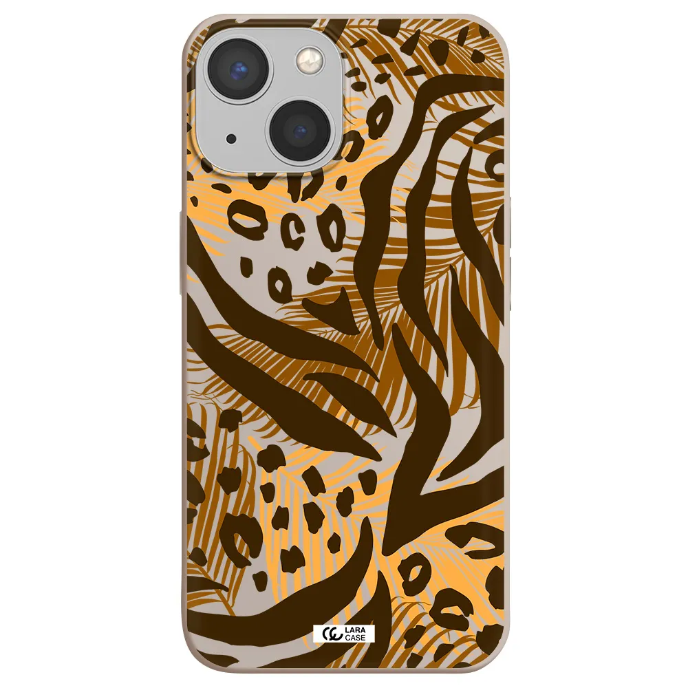 Be Wild Apple iPhone 13 mini Silicone Stone Case