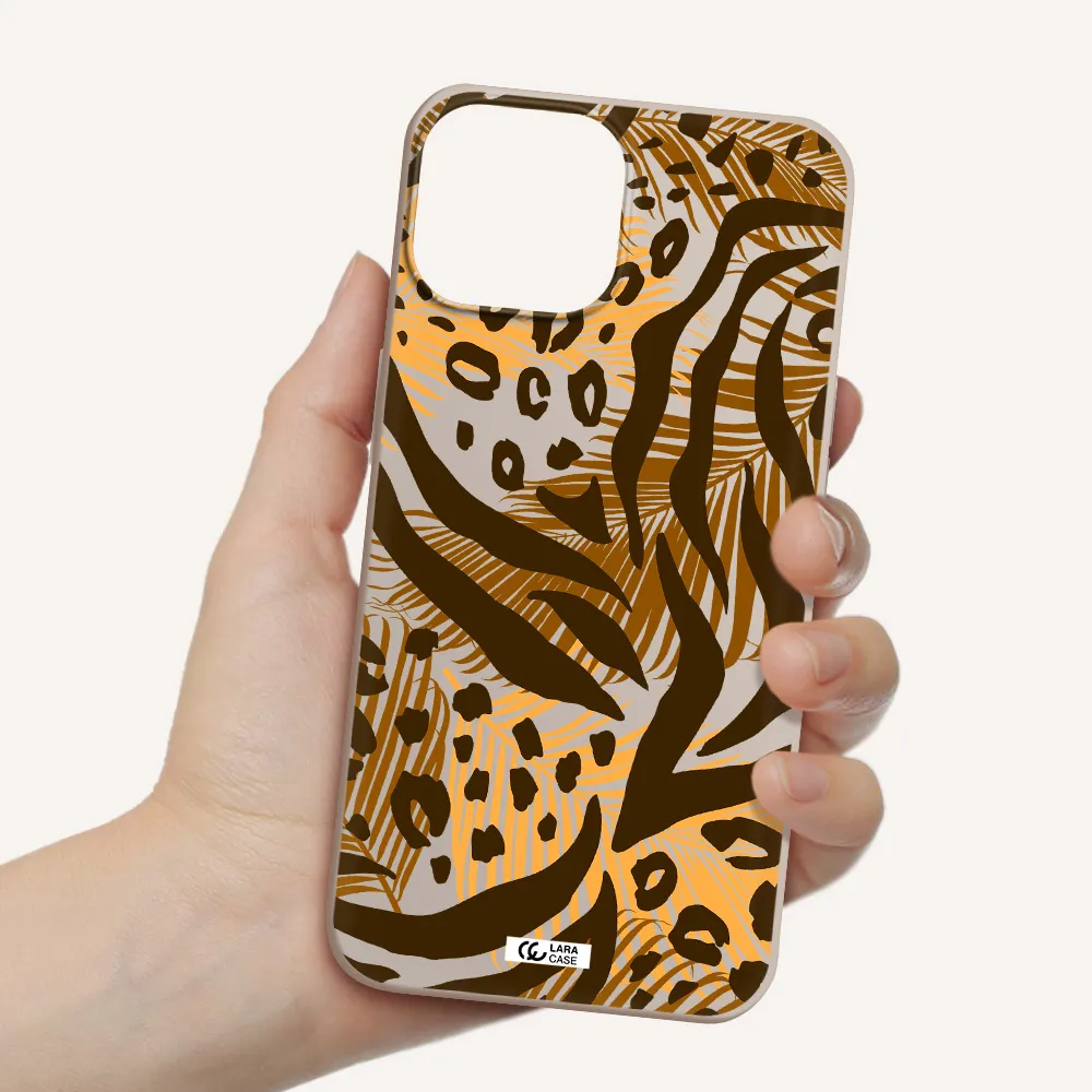 Be Wild Apple iPhone 13 mini Silicone Stone Case